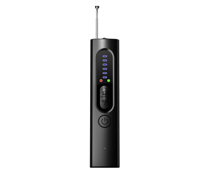 Detector de dispositivo de escáner RF, detector de errores portátil y buscador de cámara, detector de cámara oculta, rastreador GPS (negro) BISBISO...
