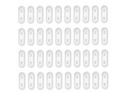 Mali 40pcs Grampos de Cabo Adesivos Sem Punch Suportes de Fio Organizador para Casa Carro Escritório Branco