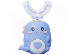 Cepillo de dientes en forma de U, cuidado bucal de 360 ​​grados para niños, uso diario, cerdas suaves, limpia suavemente los dientes, GOKOCO