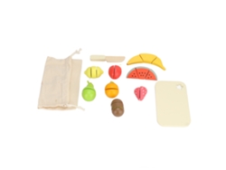 Ats-juguetes De Comida Para Cortar Con Tabla Y Bolsa Almacenamiento Accesorios Cocina Pretendidos Para Niños