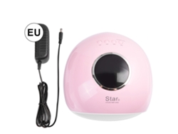Lámpara Led Uv Inteligente De 72 W Para Secado De Uñas, Para Curado De Esmalte En Gel, Color Rosa, Con 33 Bombillas.