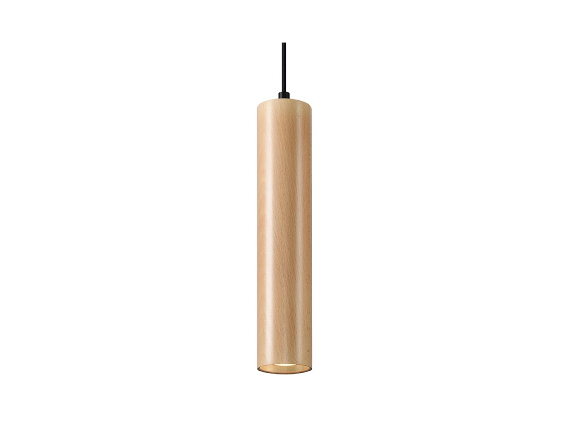 Sollux Sl.0636 Lámpara Colgante Lino Madera