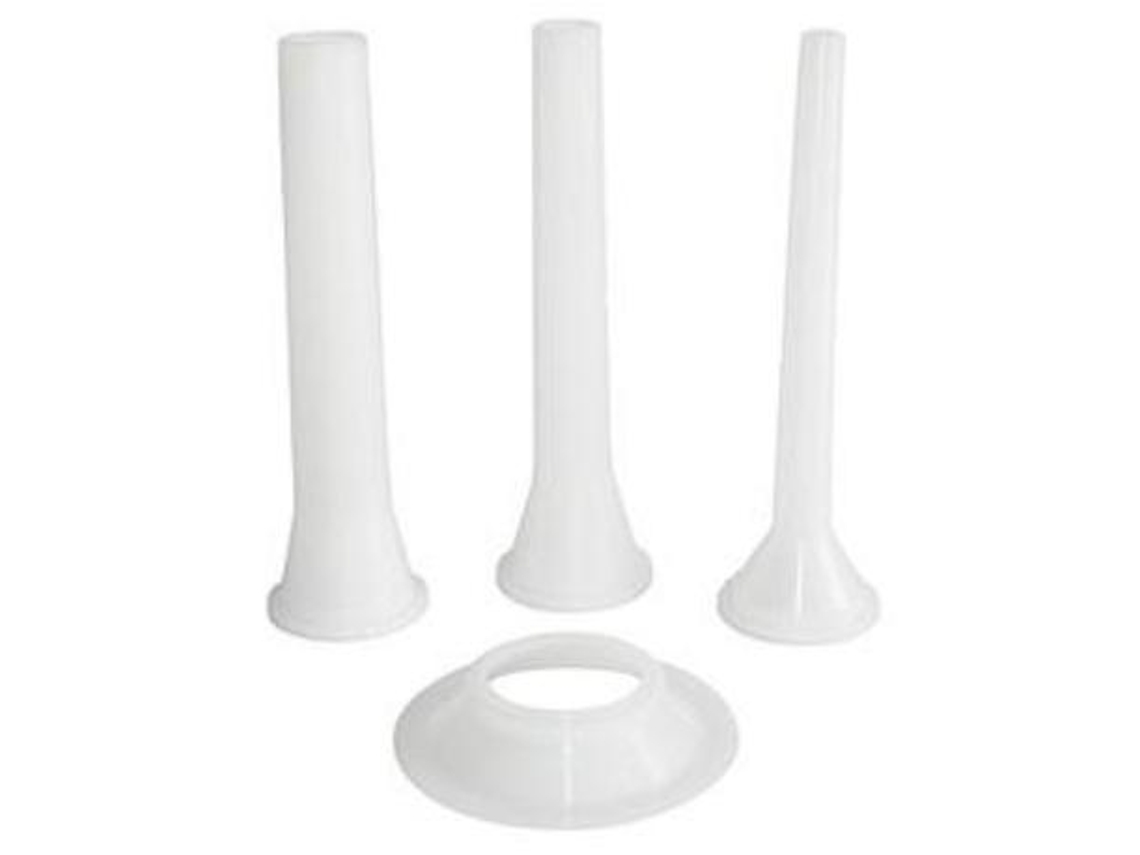 Embudos plastico num. 32  9cm juego