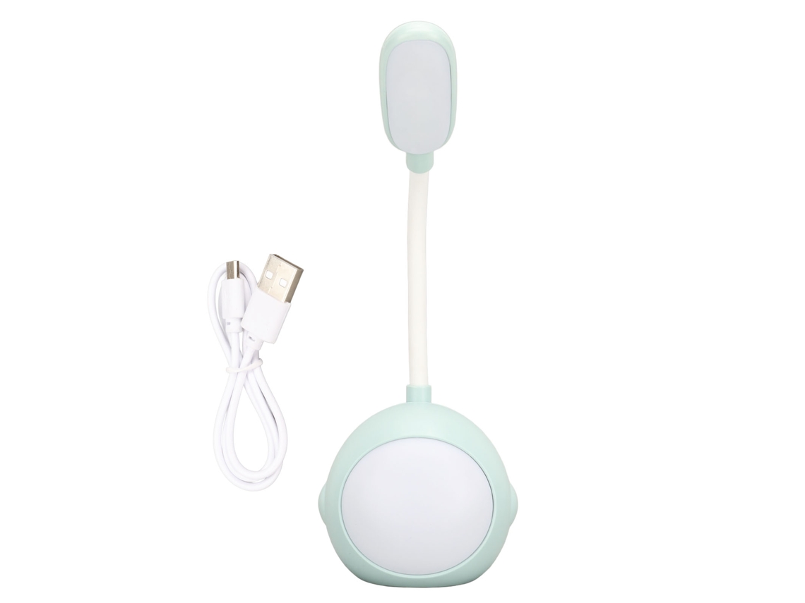 Lámpara De Mesa Led Pequeña, Luz Suave, Protección Ocular, Recargable Por Usb, Verde