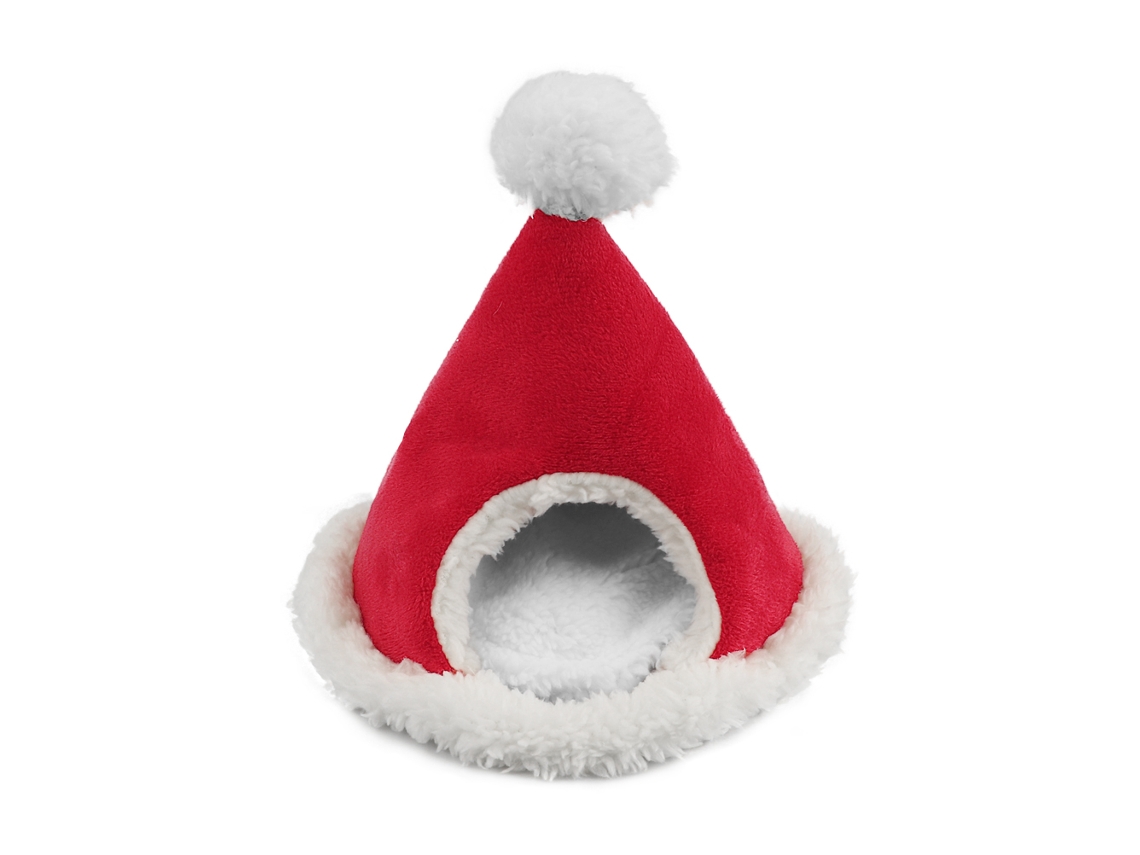 Nido Navideño De Algodón Suave Para Animales Pequeños: Cobaya, Hámster, Erizo.