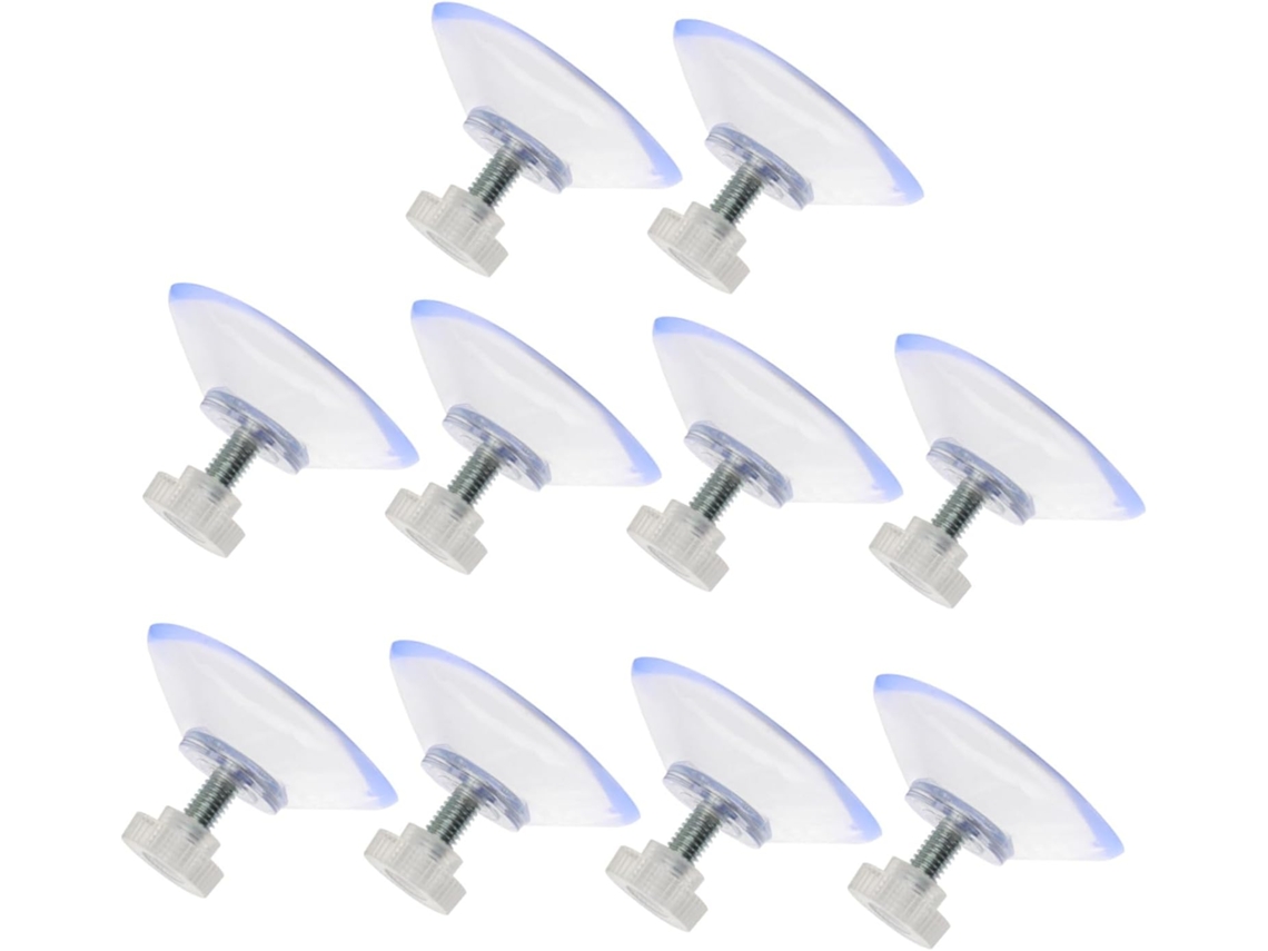 Ventosas Tornillo Transparentes Potentes 40 Mm Ajuste