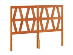 Maison Exclusive - Cabecero De Cama Madera Maciza De Pino Marrón Cera 160 Cm