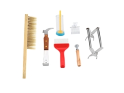 Kit De Equipo Apícola De 7 Piezas: Herramientas Esenciales Para Apicultores Con Cepillo, Horquilla Y Herramienta Para Capturar Reinas.