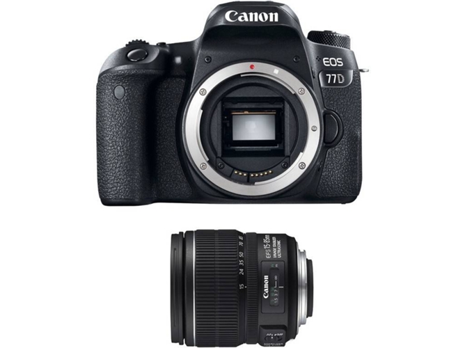 Kit Cámara Réflex CANON EOS 77D + 15-85 IS
