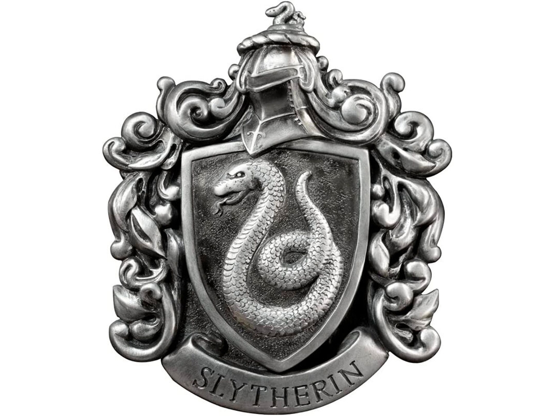 Figura Escudo De Pared Harry Potter Casa Slytherin Resina THE NOBLE COLLECTION