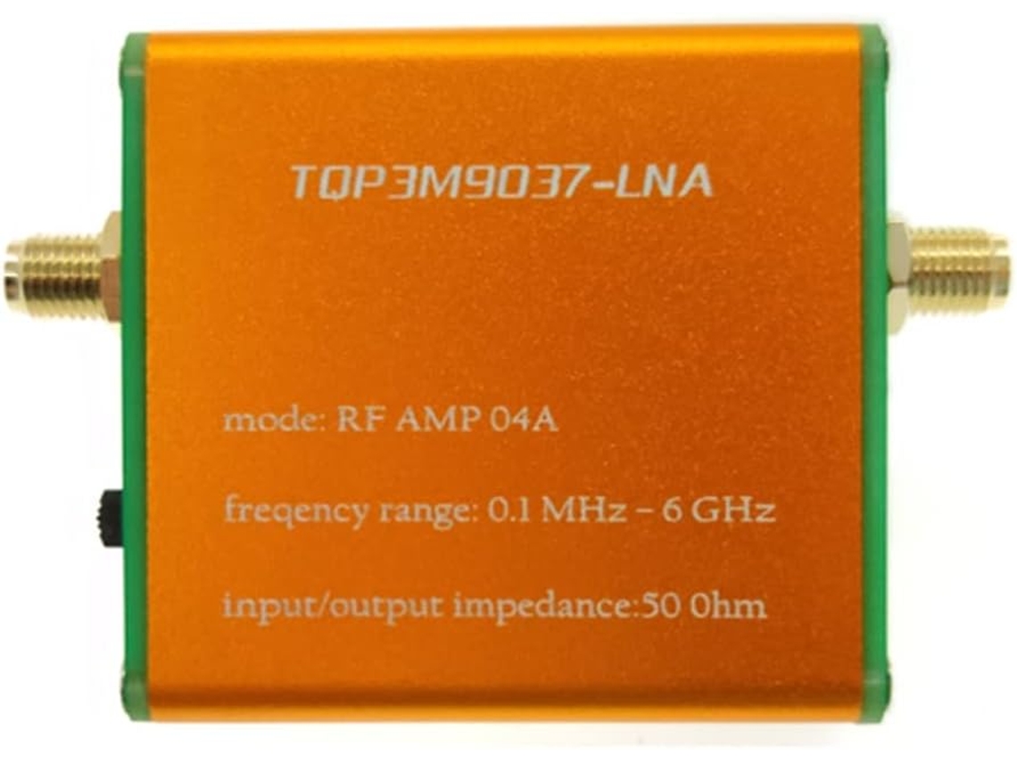 Amplificador Preamplificador De Banda Completa De 100 Khz A 6 Ghz Con Ruido Ultrabajo Y Alta Linealidad.