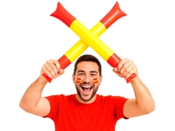 Palos Aplaudidores Hinchable De Bandera De España