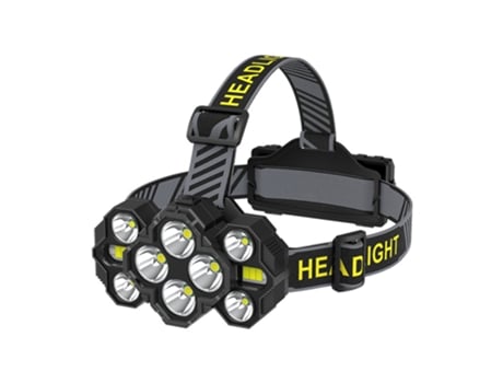 Linterna frontal recargable, lámpara de cabeza LED brillante, linterna para correr al aire libre, cazar, acampar GELLDG