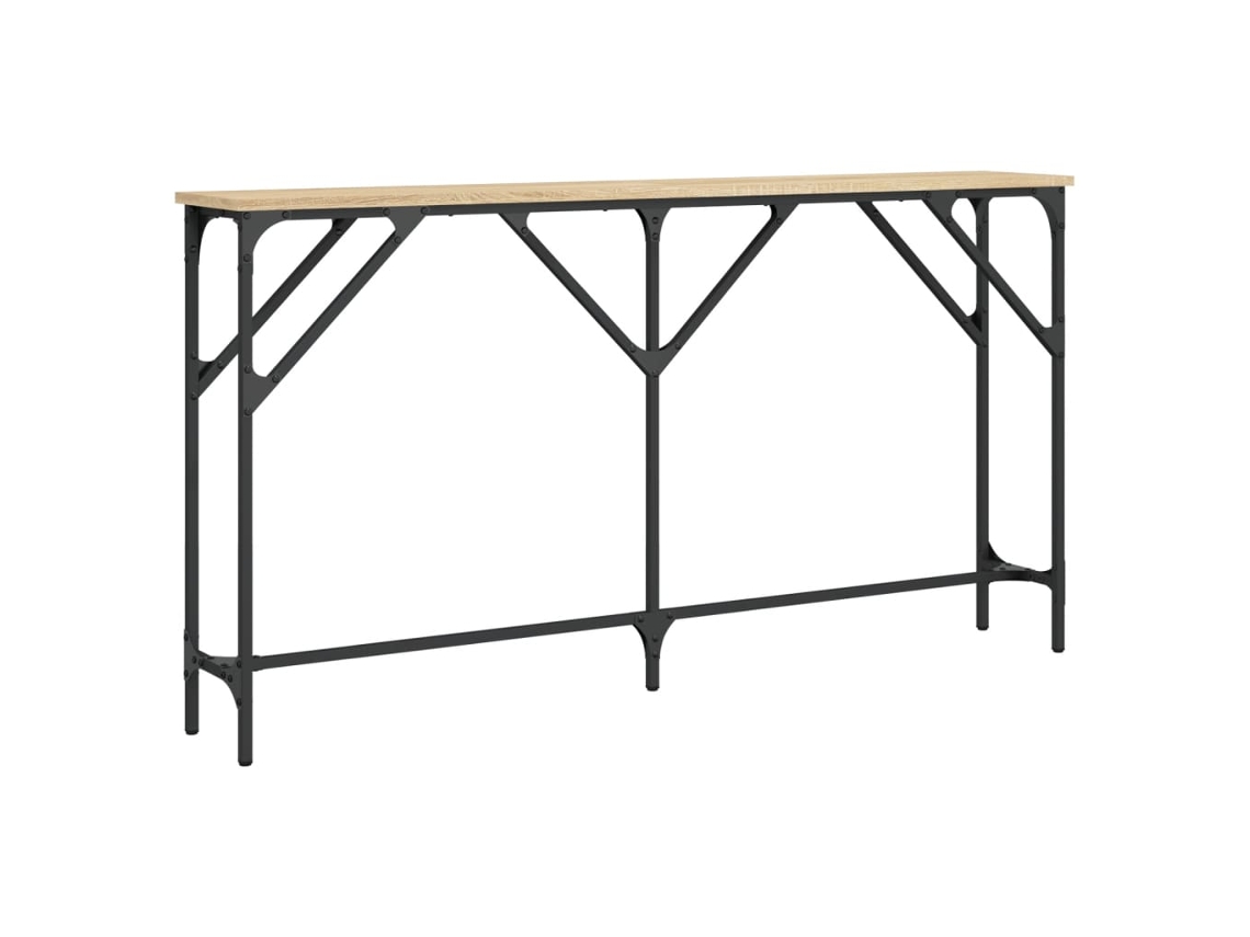 Maison Exclusive - Mesa Consola Madera De Ingeniería Roble Sonoma 140x23x75 Cm