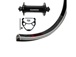 Rueda trasera EXAL Winora Xr-1 32 Tr.Sh.Tiagra Blo.Ra. 700C 100 mm