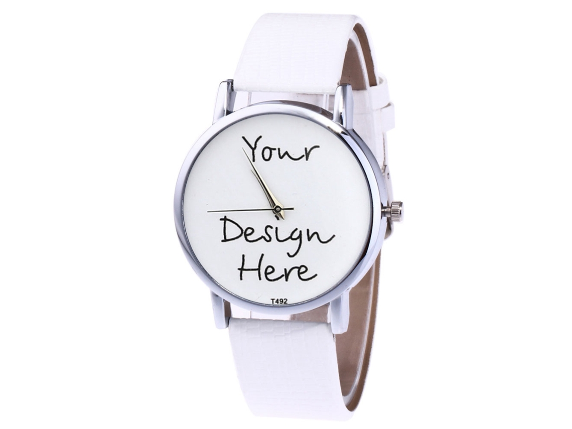 Reloj De Pareja Zhoulianfa Con Correa De Cuero Pu Unisex De Cuarzo (blanco)