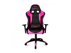 Silla Gaming DRIFT DR300 (Hasta 150 kg - Elevador a Gas Clase 4 - Negro y Rosa)