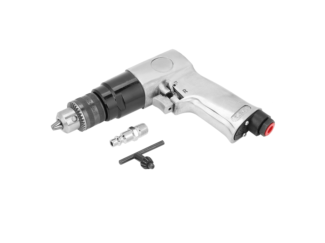 Taladro Neumático De Alta Velocidad 3/8" 1700rpm Rotación Reversible Herramienta De Taladrado Aire