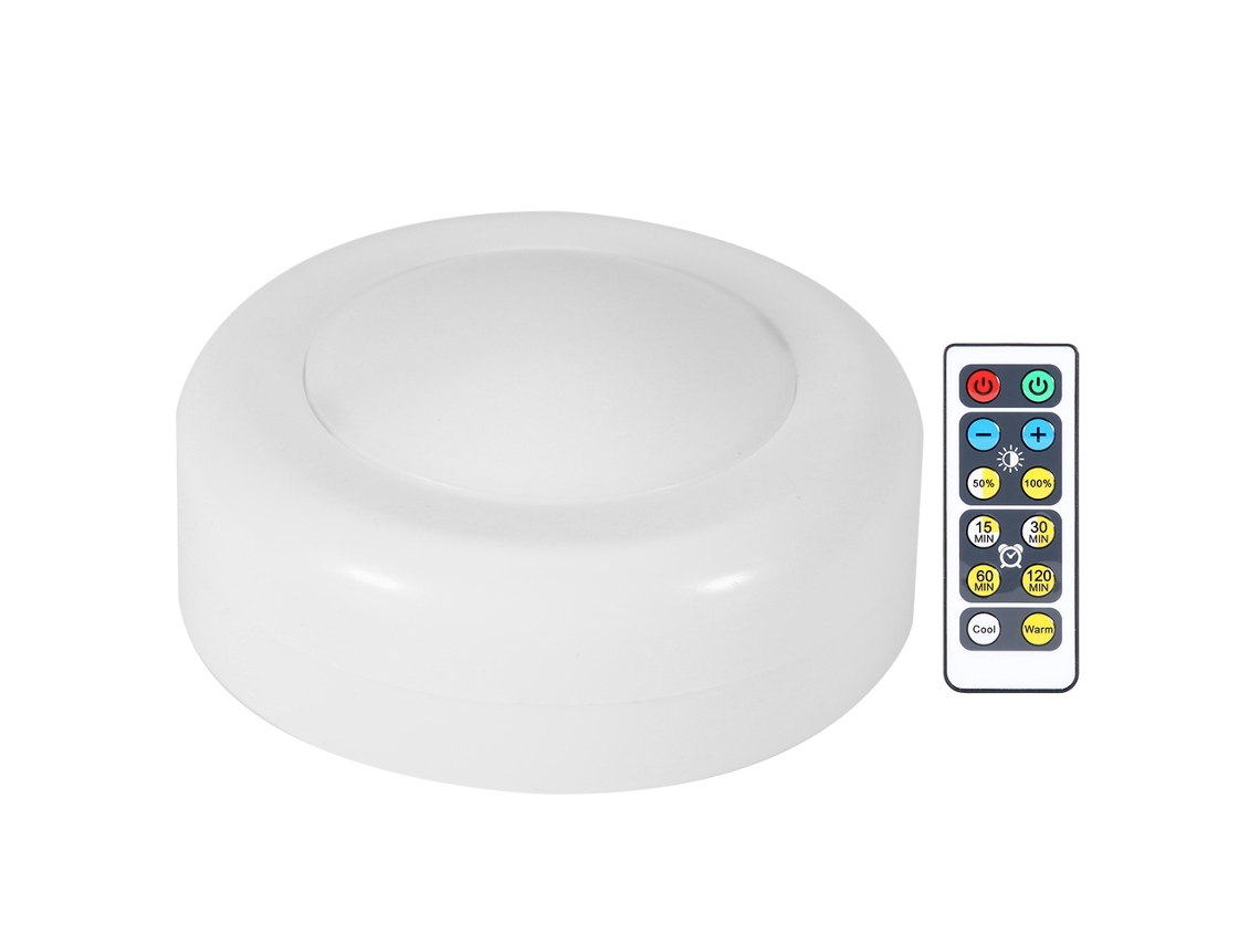 Bj-luz Led Sem Fio Com Sensor Táctil Ajustável Para Armários De Cozinha, Corredores E Lâmpada Noturna