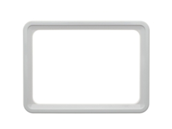PRIMEMATIK.COM - Estrutura para sinais, cartazes e marca, branco tamanho A4 306x215mm