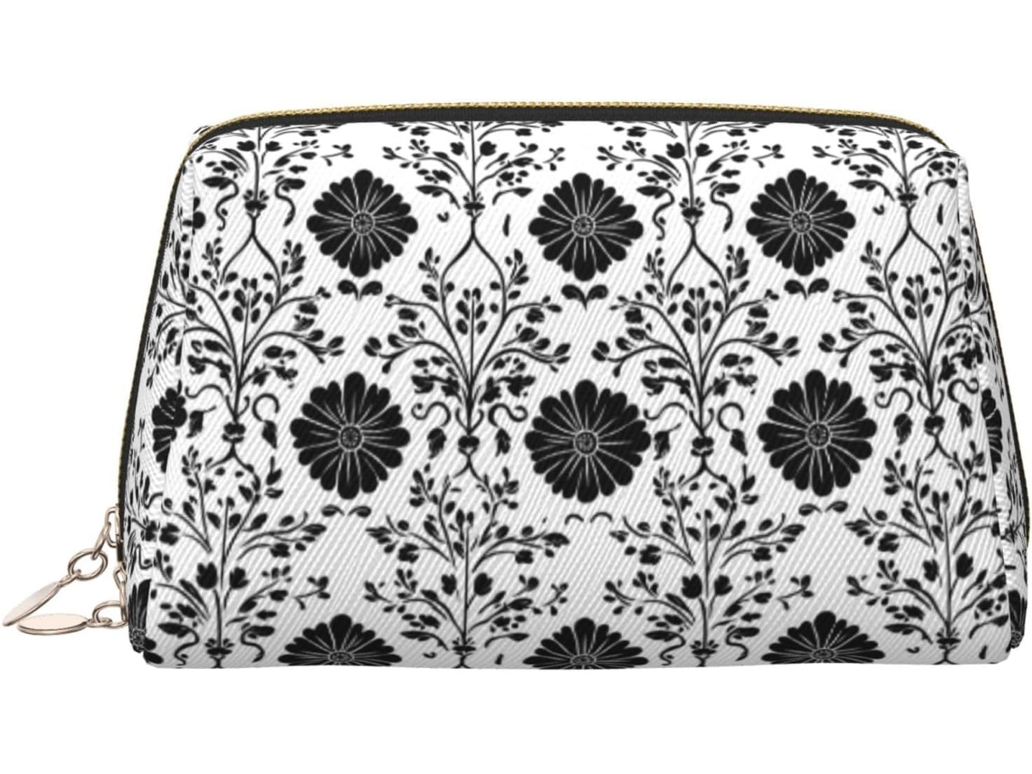 Neceser De Viaje Cuero Organizador Para Mujer Diseño Estampado Vacaciones