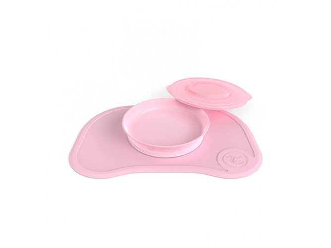 Bandeja + Plato TWISTSHAKE Rosa (6+m)