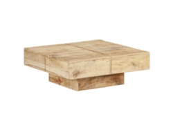 Mesa de centro VIDAXL Marrón Madera (80x80x28 cm)