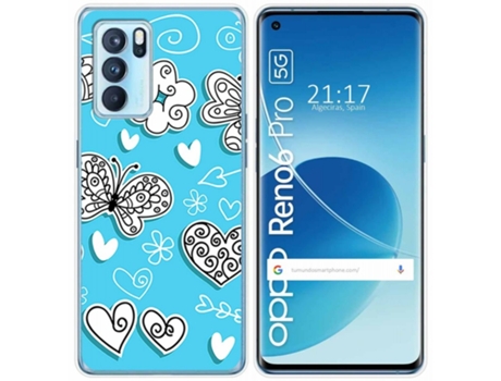 Carcasa Oppo Reno 6 Pro 5G TUMUNDOSMARTPHONE Dibujos