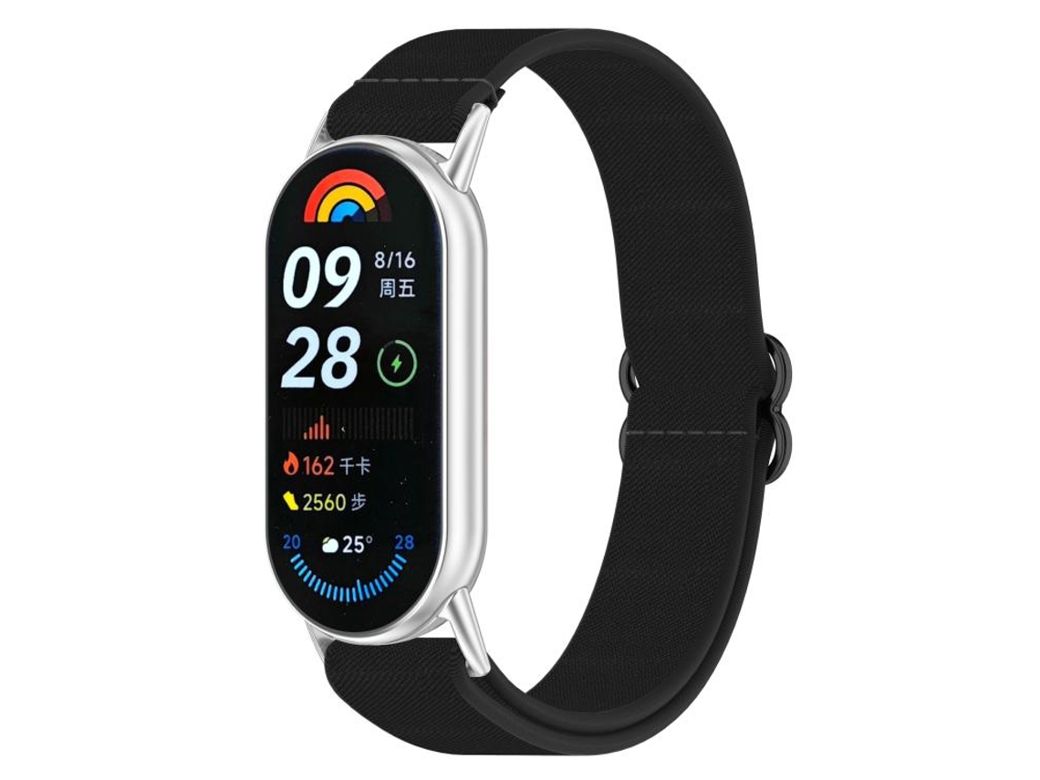 Correa para Xiaomi Smart Band 10/9/8 - Nylon elástico trenzado - Cierre deslizante