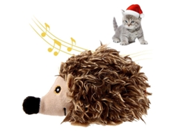 Juguete Interactivo Para Gatos Con Sonidos De Animal, Sonajero Hedgehog, Activado Por Toque, Ideal Para Gatitos De Interior