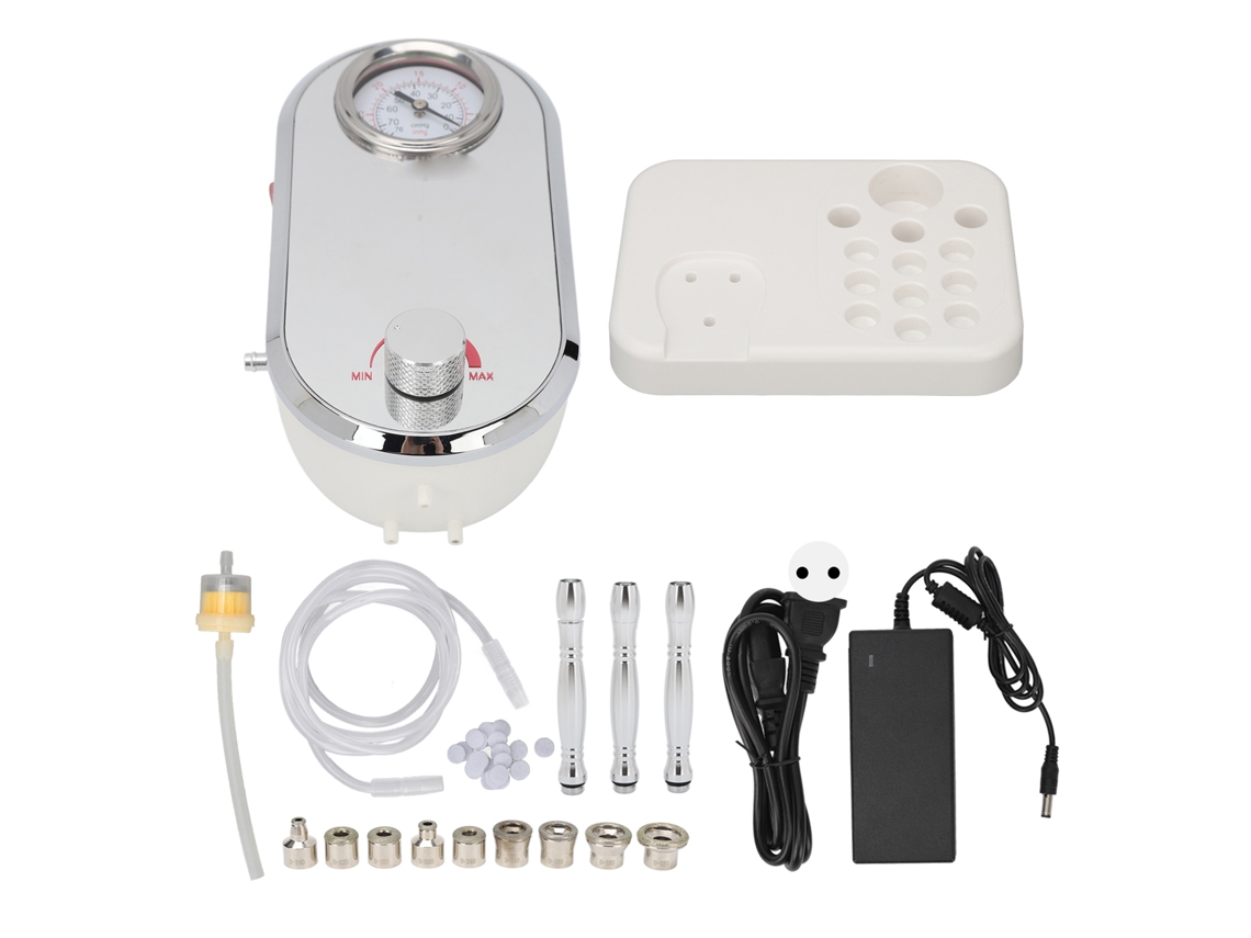 Máquina De Dermabrasión Para Cuidado De La Piel Con 9 Cabezas, Promueve Colágeno Y Tightening, 100‑240v Plug Eu