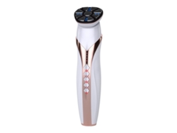 Masajeador facial mejorado, mini máquina ultrasónica RF EMS, dispositivo de belleza facial, masajeador facial para uso doméstico, blanco Chennnls