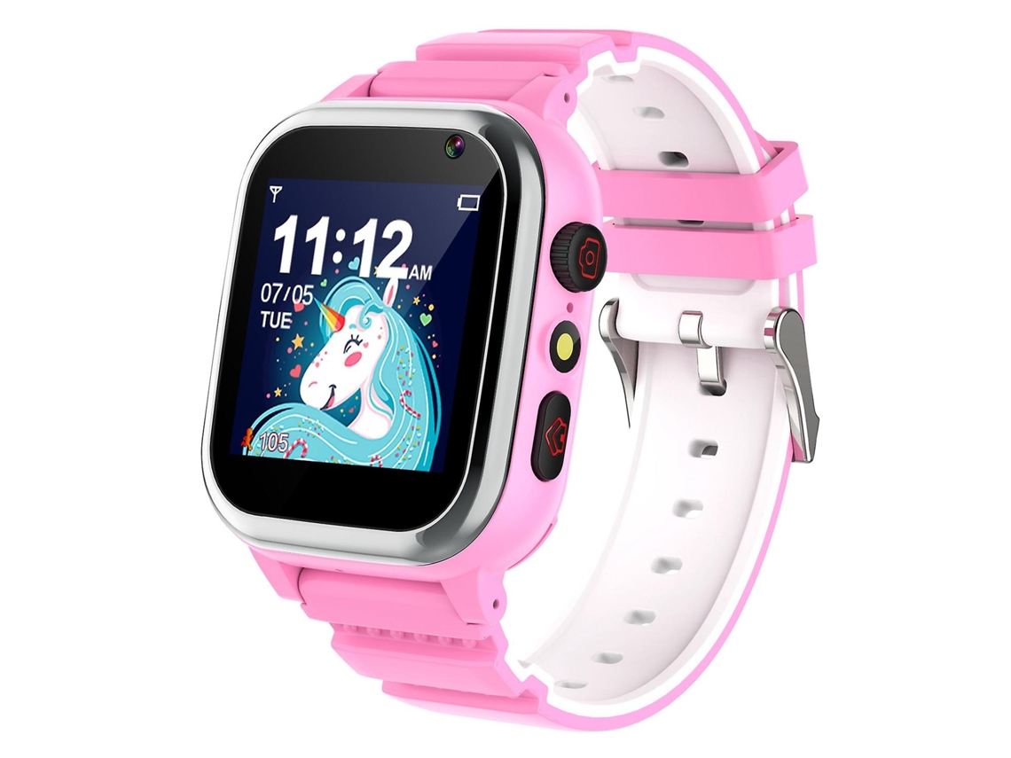 Reloj inteligente D02t con pantalla táctil HD de 1,44 pulgadas y 26 minijuegos, correa de silicona eléctrica para niños Ly Ebike