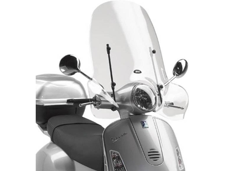 Pára-Brisa GIVI 104A Piaggio Vespa Lx 50/125/150&Vespa 125/Ranturismo&Vespa Gts 125/150/300 Super&Vespa Gts 125/150/250/300 Incoloro