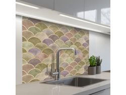 Paneles de protección contra salpicaduras para cocina Soft Kitchen Splash - Dorados - Coloridos 100x80 cm