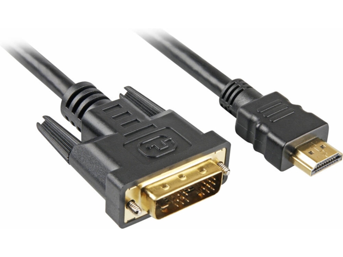 Adaptador de Cable de Vídeo SHARKOON 4044951009077 HDMI DVI-D 5 m Negro