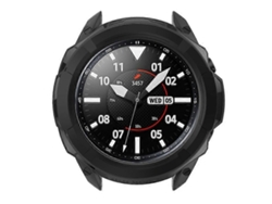 Funda protectora de TPU compatible con Samsung Galaxy Watch 3 y anillo de protección de escala de 45 mm Facpoet