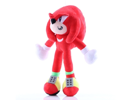 Animal de Dibujos Animados Suave, Muñeco de Peluche Sónico Relleno, Para Bebé 45Cm Sonic Rojo
