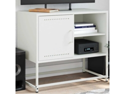 Mueble de TV | Mueble de TV | Mueble de TV 68x39x60,5 cm Acero Blanco