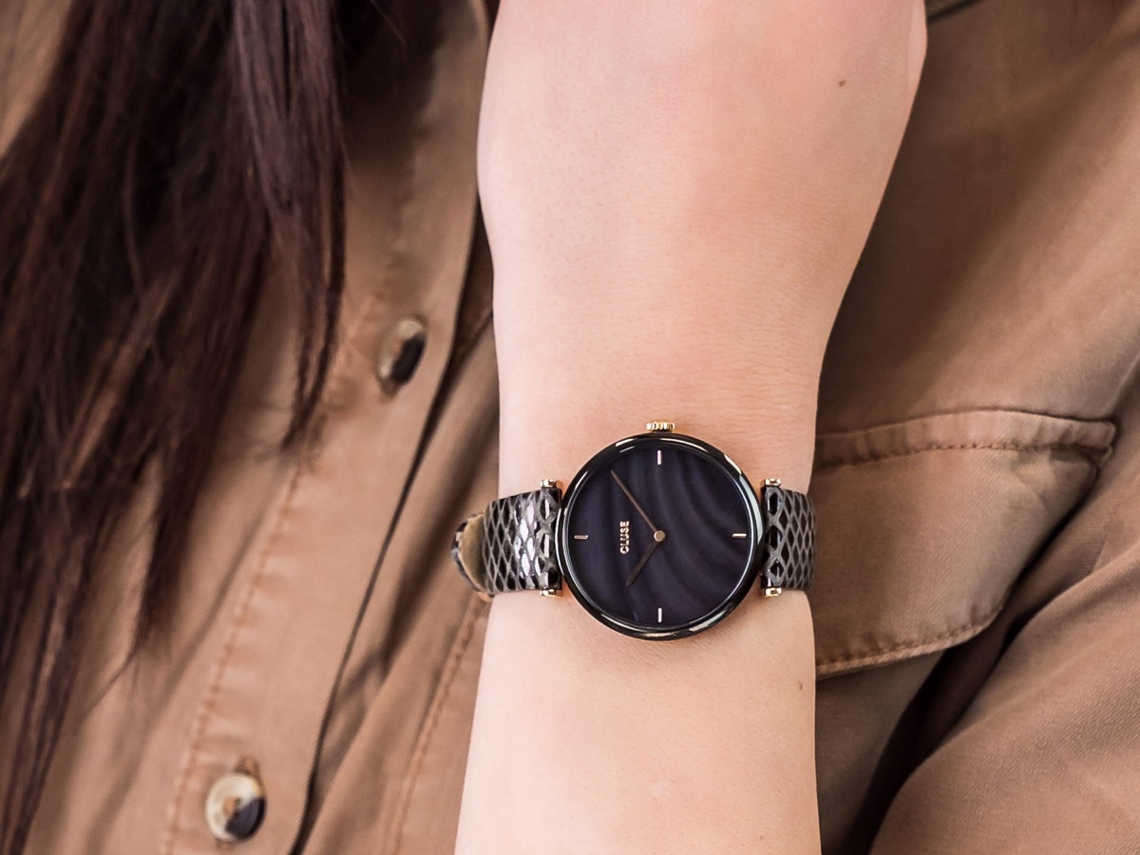 Reloj CLUSE Triomphe Mujer Piel Negro Worten.es
