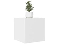 Mueble Para Tv De Pared Blanco 30,5x30x30 Cm