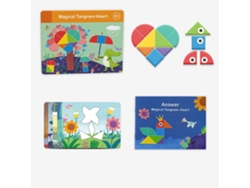 Rompecabezas Magnético 3d Educativo Con Forma De Corazón Para Niños De 3 Años En Adelante.