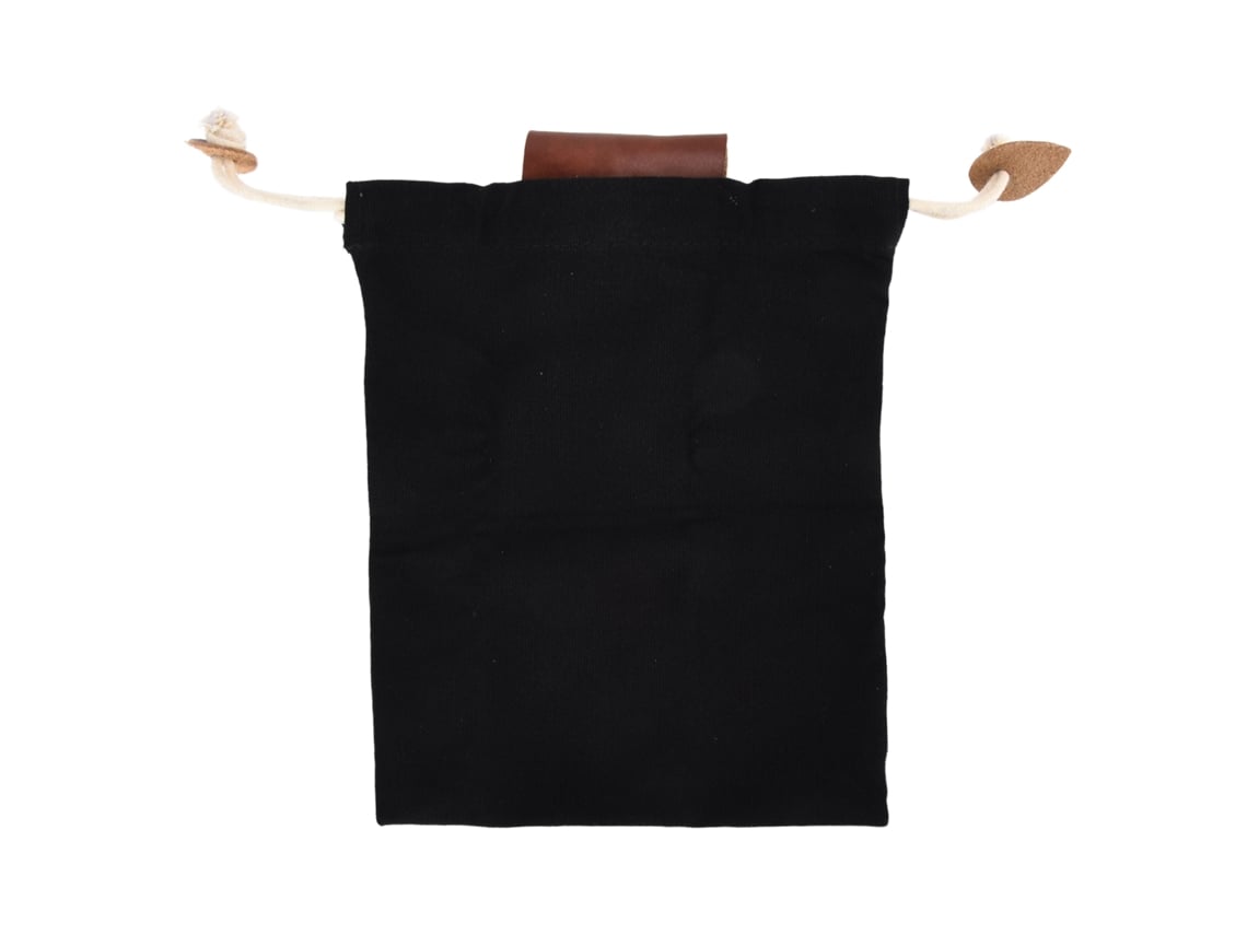 Bolsa De Recolección De Cuero Y Lona Con Cinturón Plegable Para La Recolección De Frutas Y Acampada.