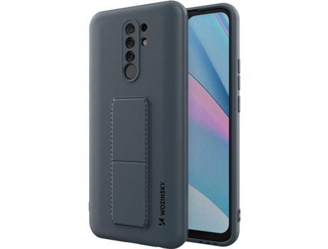 Funda Xiaomi Redmi 9 LMOBILE Kickstand (Azul)