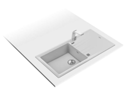 Lavaplatos TEKA Piedra 60 Ltg 1C 1E Blanco
