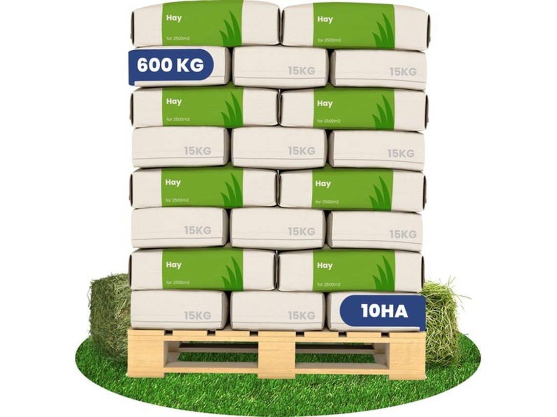 Semilla de pasto para heno y ensilaje 600 kg para 10 Ha Organifer
