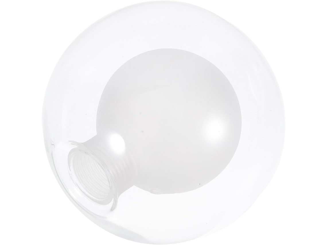 Lámpara De Techo Redonda De Cristal, Multiusos Para Interiores, Bordes Redondeados.