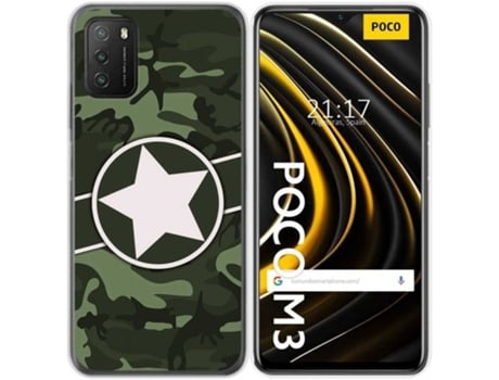 Carcasa Xiaomi Redmi 9T TUMUNDOSMARTPHONE Camuflaje 01 Multicolor
