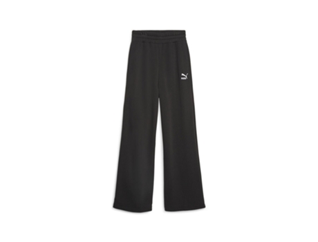 Calça PUMA SELECT Moletom Classics Relaxed Preto XS Mulher