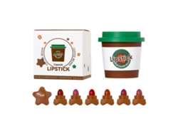 Set de 6 mini lápices labiales mate y con brillo en cápsulas.